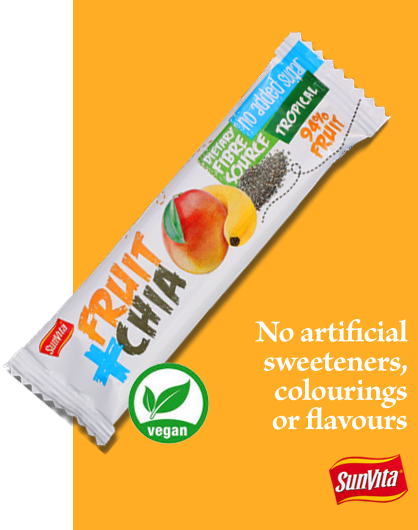 No artificial sweeteners, colouring or flavours